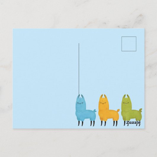 Geen ProbLlama-Briefkaart Briefkaart (Achterkant)