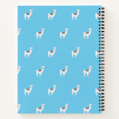 Geen ProbLlama gepersonaliseerd Cute Llama Blue Notitieboek (Achterkant)