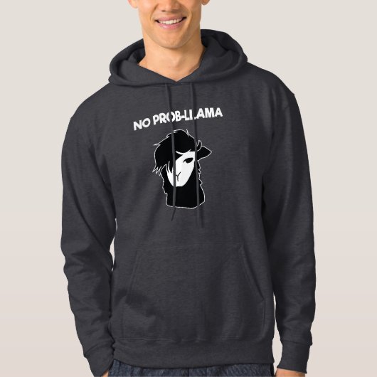 Geen Probllama Llamas Hoodie (Voorkant)