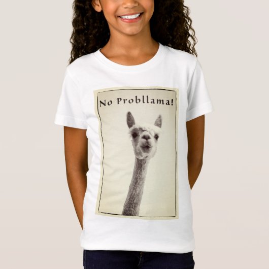 Geen Probllama! T-shirt (Voorkant)