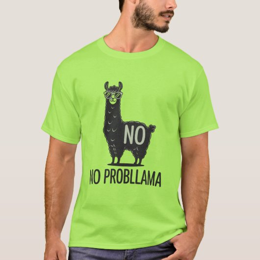Geen Probllama T-shirt (Voorkant)