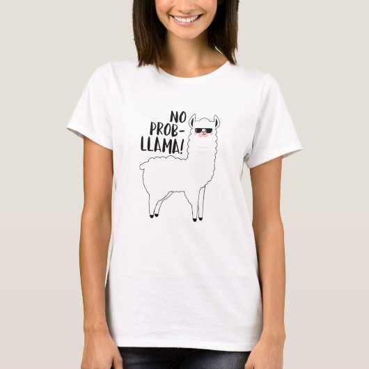 Geen Probllama T-shirt (Voorkant)