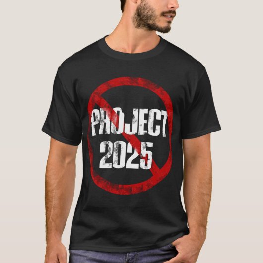 Geen project 2025 1 t-shirt (Voorkant)