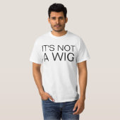 geen pruik t-shirt (Voorkant volledig)
