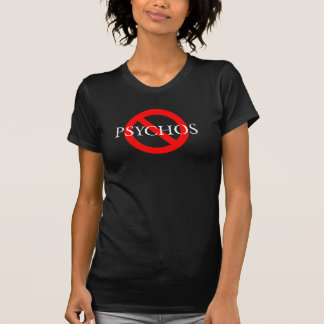 Geen Psychos Witte Doopvont T-shirt