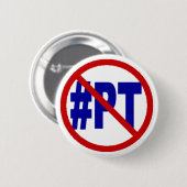 Geen #PT Ronde Button 5,7 Cm (Voorkant /achterkant)