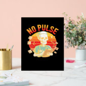 Geen Pulse Skeleton Nurse Grappig Medisch Hallowee Acryl Bord (Huwelijk)