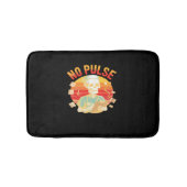 Geen Pulse Skeleton Nurse Grappig Medisch Hallowee Badmat (Voorkant)