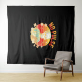 Geen Pulse Skeleton Nurse Grappig Medisch Hallowee Wandkleed (In Situ (horizontaal))