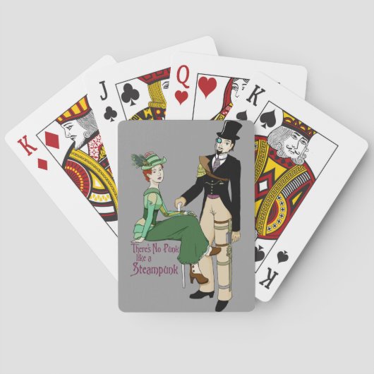Geen Punk zoals een Steampunk Pokerkaarten (Achterkant)