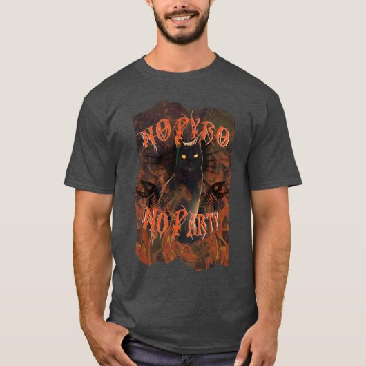 Geen Pyro Geen Feest T-shirt (Voorkant)