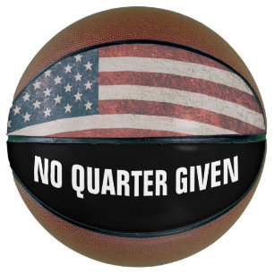 GEEN QUARTER TOEGEDIEND PATRIOTISCHE Basketballen