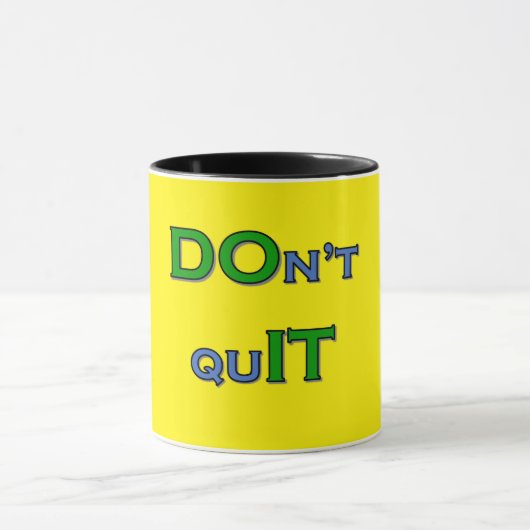 Geen QuIT-Mok Mok (Midden)