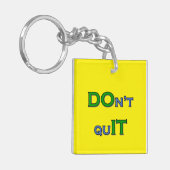 Geen quIT-sleutelhanger Sleutelhanger (Voorkant Links)