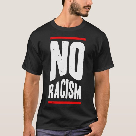 Geen racisme 1 t-shirt (Voorkant)