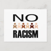 GEEN RACISME BRIEFKAART (Voorkant)
