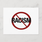 Geen racisme briefkaart (Voorkant)