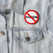 GEEN RACISME RONDE BUTTON 5,7 CM (In situ)
