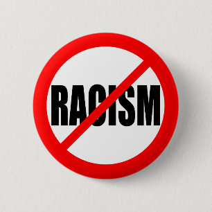 "GEEN RACISME" RONDE BUTTON 5,7 CM