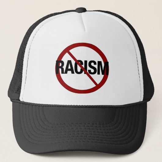 Geen racisme trucker pet (Voorkant)
