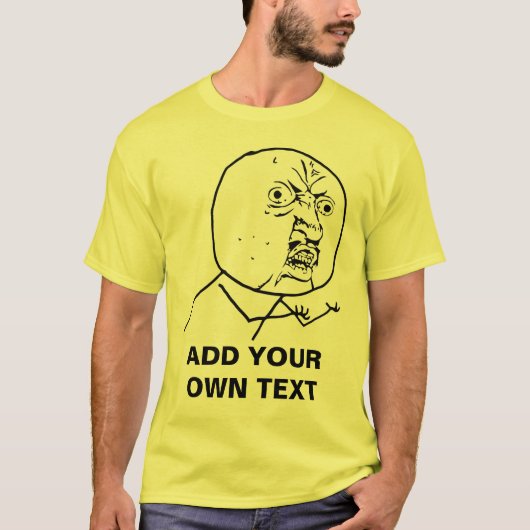 Geen rage-gezichtsveld t-shirt (Voorkant)