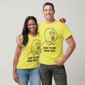 Geen rage-gezichtsveld t-shirt (Unisex)