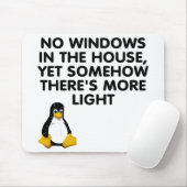 Geen ramen in huis... muismat (Met muis)