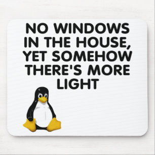 Geen ramen in huis... muismat