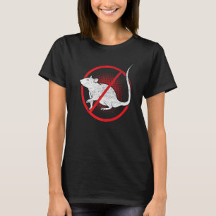 Geen rattenteken Exterminator Dierenbestrijding on T-shirt
