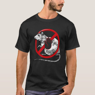 Geen rattenteken Stop Snitching Pest Control Cool T-shirt