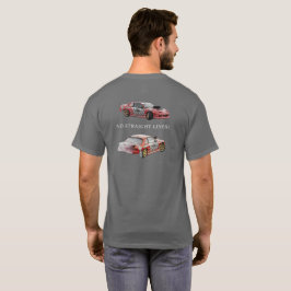 GEEN RECHTE LIJNEN! 240sx S13 drift auto streetwea T-shirt
