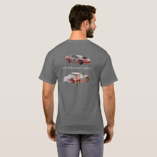 GEEN RECHTE LIJNEN! 240sx S13 drift auto streetwea T-shirt