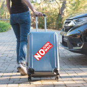 Geen Reclamebord - Rood Sticker (Koffer Insitu)
