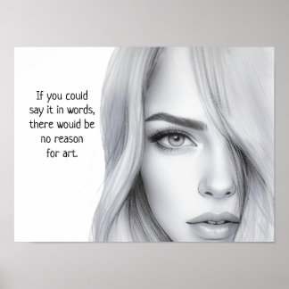 GEEN REDEN VOOR ART --- POSTER