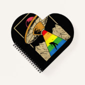 Geen regels LGBT Pride Genderqueer Copy Notitieboek (Voorkant)