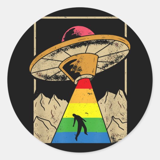 Geen regels LGBT Pride Genderqueer Copy Ronde Sticker (Voorkant)