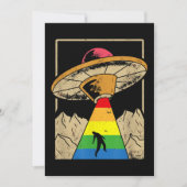 Geen regels LGBT Pride Genderqueer Copy Save The Date (Voorkant)