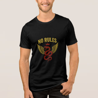 Geen regels Snake Wing T-shirt