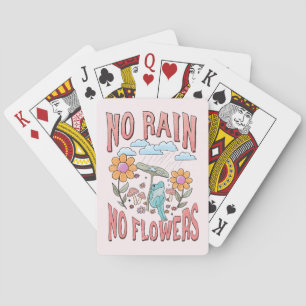 Geen Regen Geen Bloem Pokerkaarten