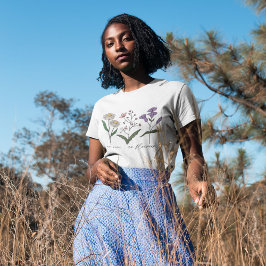 Geen regen, geen bloem t-shirt