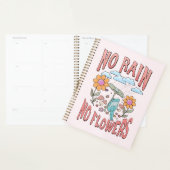 "Geen regen, geen bloemen" | Inspirerend bloem Planner (Display)