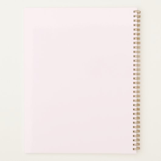 "Geen regen, geen bloemen" | Inspirerend bloem Planner (Achterkant)