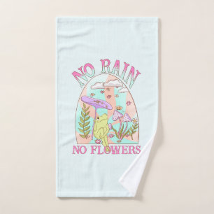 Geen regen, geen bloemen   Inspirerende bloemen &  Bad Handdoek
