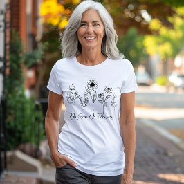 Geen regen Geen bloemen T-shirt