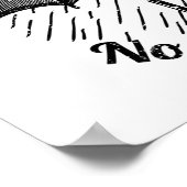 Geen regen geen regenboog poster (Hoek)