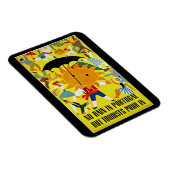 Geen regen in Portugal ~ Tourist Pour in Magneet (Rechterzijde)