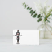 Geen religie Anonymous Joker Knight Visitekaartje (Staand voorkant)