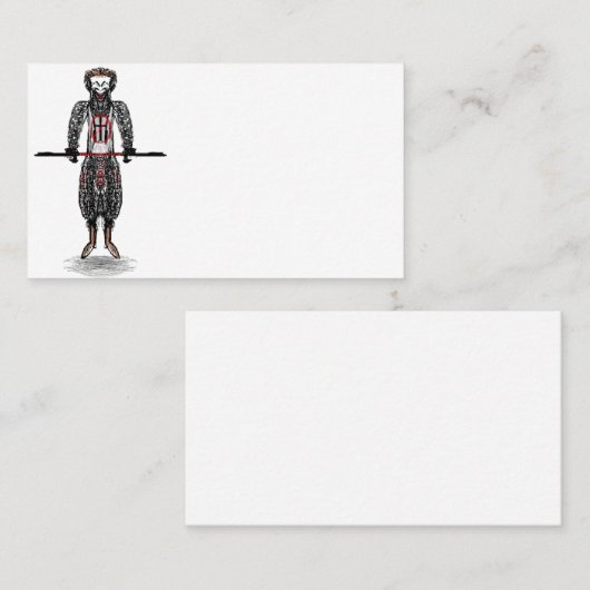 Geen religie Anonymous Joker Knight Visitekaartje (Voorkant / Achterkant)