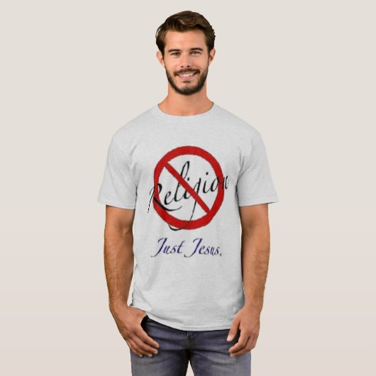 geen religie t-shirt (Voorkant volledig)