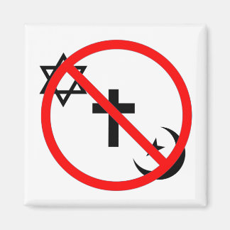 Geen religie welkom hier magneet